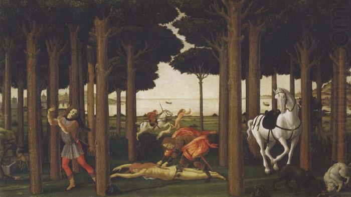 Sandro Botticelli rNovella di Nastagio degli Onesti china oil painting image